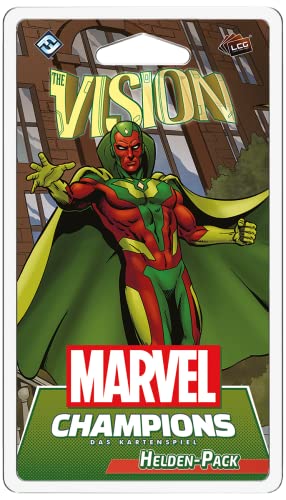 Asmodee Marvel Champions: El Juego de Cartas – Vision, expansión de héroes, Juego de Cartas, construcción en alemán