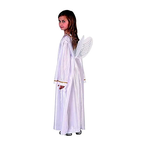 Atosa disfraz angel blanco niña infantil navideño 7 a 9 años