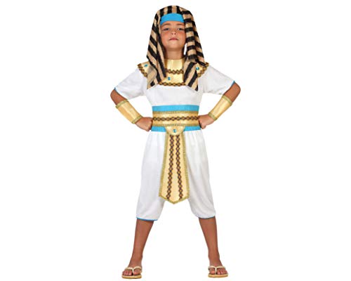 Atosa disfraz egipcio niño infantil blanco 10 a 12 años