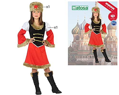 Atosa disfraz rusa niña infantil 7 a 9 años