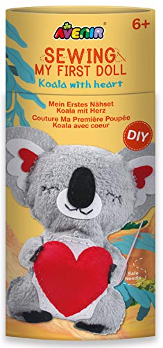Avenir. Kit de Costura para Niños. CREA tu Peluche Koala. Manualidades Creativas Infantil + 6 años. Multicolor. 23cm