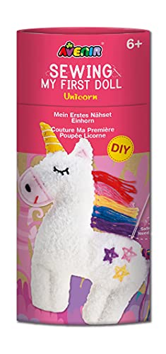 Avenir Unicornio Set de Costura niños, Multicolor (AVE10015)