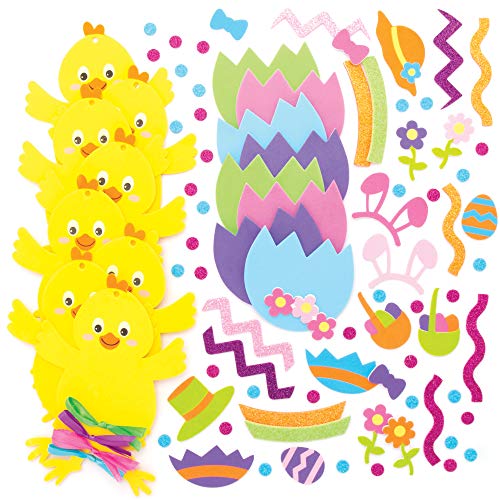 Baker Ross Kits Combinables Pollito de Pascua Juego de manualidades para niños (paquete de 8)
