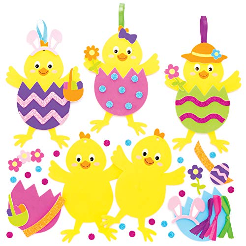 Baker Ross Kits Combinables Pollito de Pascua Juego de manualidades para niños (paquete de 8)