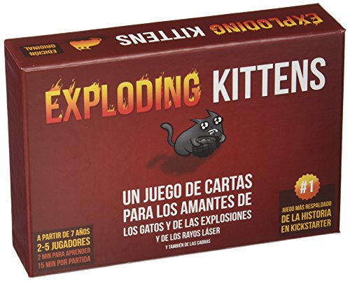 Bang Bala En Español (Ba03) + Exploding Kittens Juego De Cartas (Ekek0001)