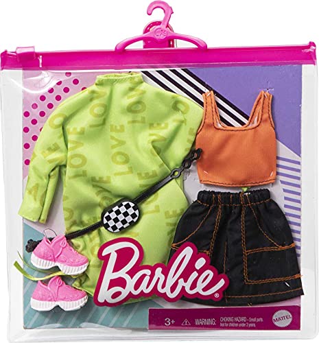 Barbie Amor | 2 Moda Set Mattel GRC92 | Ropa de la Muñeca