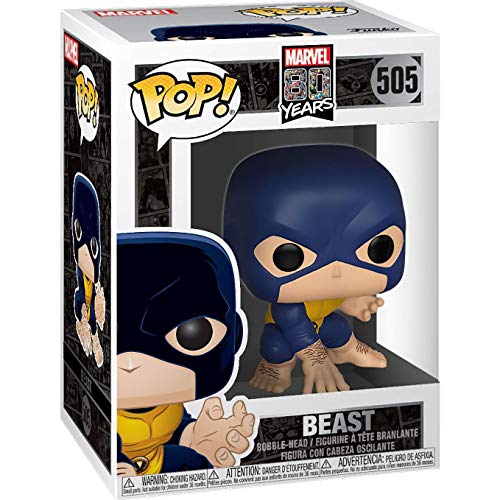 Beast: Funk o Pop! Vinyl Figure Bundle with 1 Compatible 'ToysDiva' Graphic Protector (505 - 40716 - B)