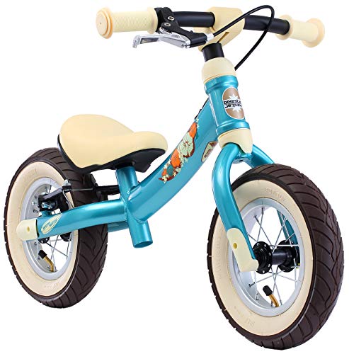 BIKESTAR 2-en-1 Bicicleta sin Pedales para niños y niñas 2-3 años | Bici con Ruedas de 10" Edición Sport | Turquesa