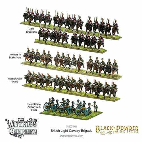 Black Powder Batallas épicas: Waterloo - Brigada Británica de Caballería Ligera