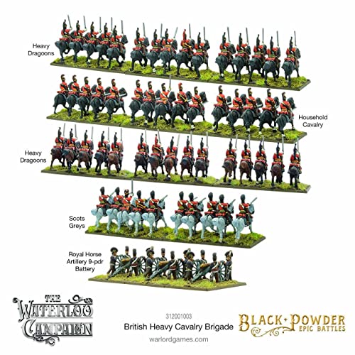 Black Powder Batallas épicas: Waterloo - Brigada Británica de Caballería Pesada