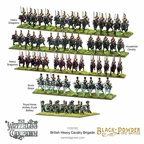 Black Powder Batallas épicas: Waterloo - Brigada Británica de Caballería Pesada