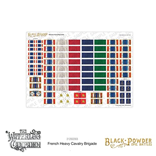 Black Powder Batallas épicas: Waterloo - Brigada Francesa de Caballería Pesada