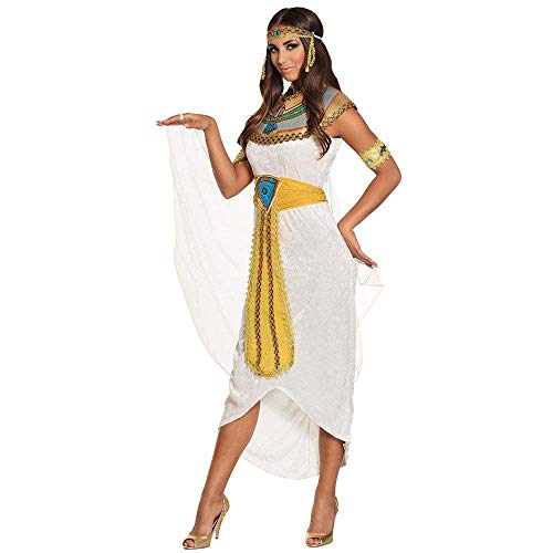 Boland-29897 Diosa del Nilo Anuqet Disfraz de Mujer, Color Blanco Dorado, S (36/38) (Ciao SRL 29897)
