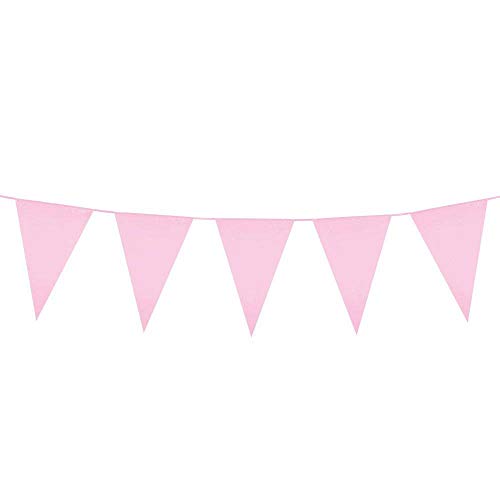 Boland 74757 - Guirnalda de banderines de color rosa