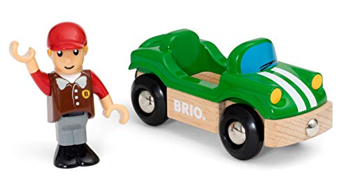 BRIO BRIO-33937 World Sports Car Cabrio para niños a Partir de 3 años. Compatible con Todos los Juegos de Trenes, Multicolor (33937)