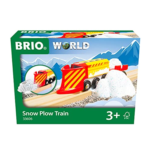 BRIO - Tren quitanieves, trenes, vagones y vehiculos de BRIO World, edad recomendada 3+ (33606)