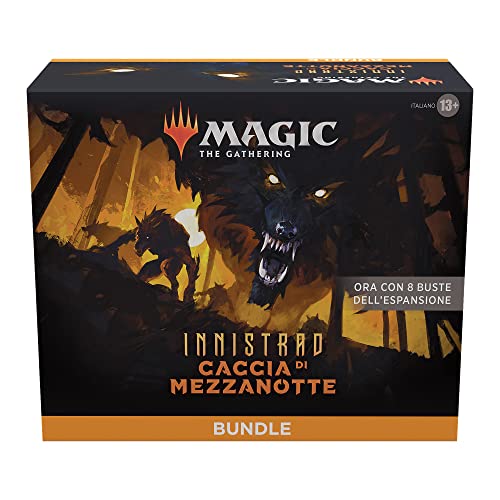 Bundle de Magic: The Gathering Innistrad: Caza de Medianas, 8 Sobres de expansión y Accesorios