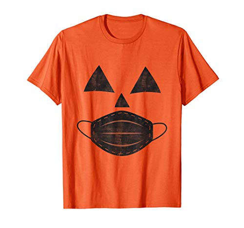 Camisa De Mascarilla De Calabaza Disfraz de Halloween 2020 Camiseta