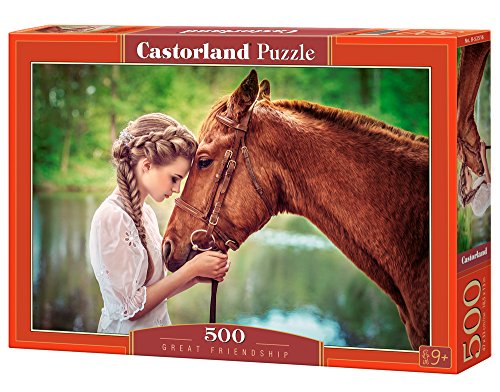 Castorland Great Friendship 500 pcs Puzzle - Rompecabezas (Puzzle Rompecabezas, Fauna, Niños y Adultos, Cabello, Niño/niña, 9 año(s))