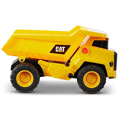 CATERPILLAR, Camión Carga 30cm L&S Power Juguetes, Color Amarillo, (AJ 82266)