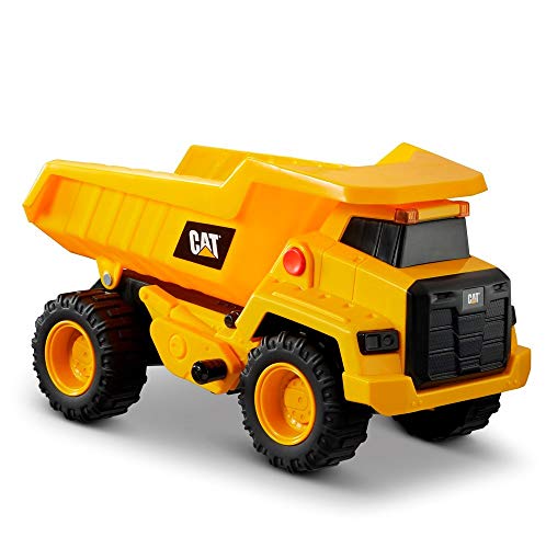 CATERPILLAR, Camión Carga 30cm L&S Power Juguetes, Color Amarillo, (AJ 82266)