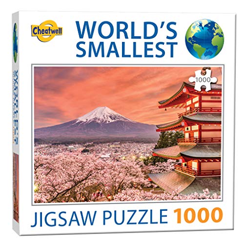 Cheatwell Games- Mount World'S Smallest - Puzzle de 1000 Piezas, diseño de Monte Fuji (13213)