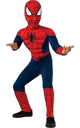 Child Ultimate Spider-Man Muscle Chest Fancy Dress Costume Large