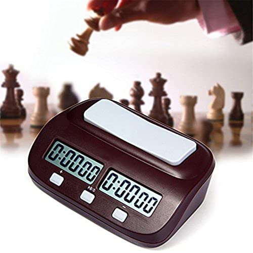 CHSEEA Reloj Digital de ajedrez Temporizador de Junta Juego Cuenta hasta Down Competición Reloj Game Timer Despertador para niños 3
