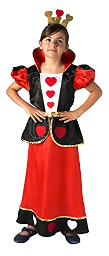 Ciao Reina de Corazones Wonderland disfraz infantil niña (Talla 5-7 años)