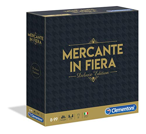 Clementoni - Mercante in Fiera Deluxe Edition Juegos de Mesa, Multicolor, 16183