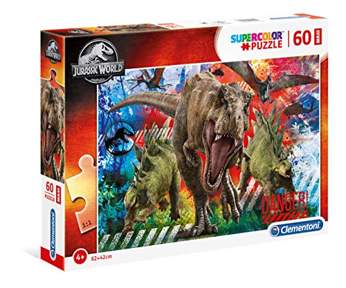 Clementoni Park Rompecabezas de 60 Piezas – Jurassic World, Color (26456)