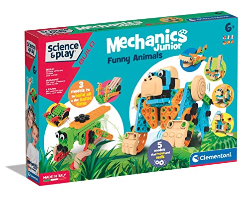 Clementoni - Science & Play Build - Mechanics Junior Compendium - juego de const( 97860)