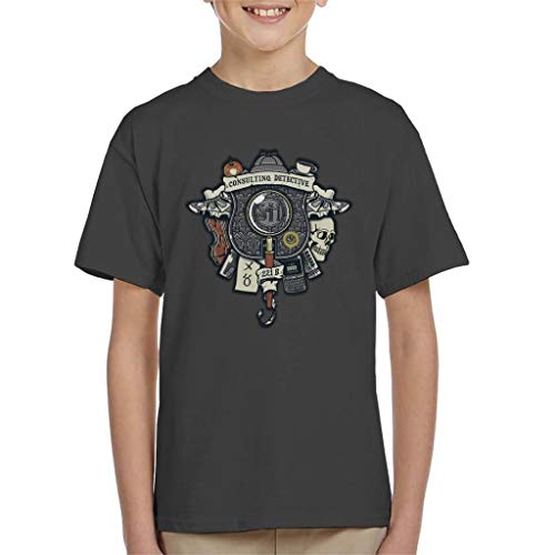 Cloud City 7 Sherlock Holmes Consulting Detective 221B Kid's T-Shirt
