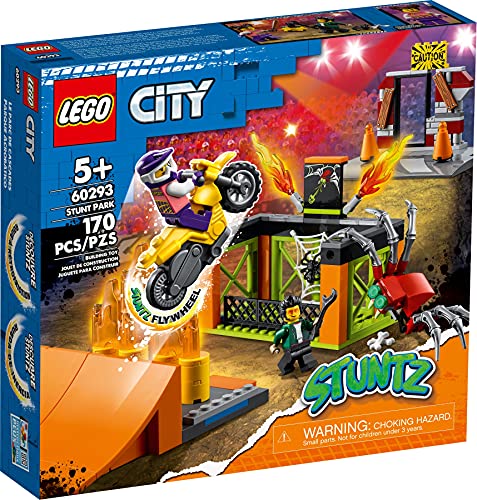 Collectix Lego City Stuntz 60293 Stunt-Park + Power Stuntbike 60297 - Set de acción para niños a partir de 5 años