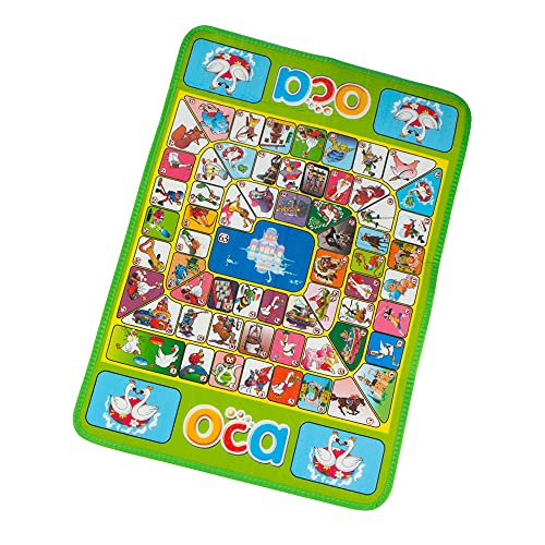 ColorBaby - Juegos de mesa, Oca gigante, juego de la oca, juego de suelo, juegos educativos, juegos de mesa para niños, juego de suelo niños, juguetes niños 3 años, juegos de mesa familiares (43761)