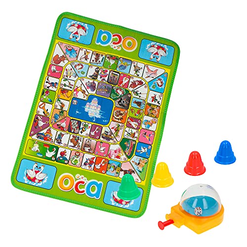 ColorBaby - Juegos de mesa, Oca gigante, juego de la oca, juego de suelo, juegos educativos, juegos de mesa para niños, juego de suelo niños, juguetes niños 3 años, juegos de mesa familiares (43761)
