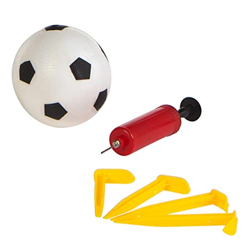 ColorBaby - Portería fútbol, Portería plegable, con balón, hinchador, Portería fútbol niños jardín, 90x59x59 cm, 4 piquetas, Juegos de exterior, +6 años, CB Toys (43482)