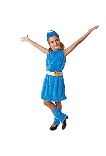 Costumizate! | Disfraz de Monstruo Azul para niña, tallas a elegir. Colección Carnaval (7-9)
