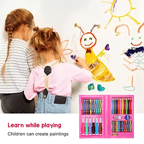 Crayón, Marcador de Colores Brillantes Fácil de Llevar Inodoro No Tóxico para Niños Dibujo para la Escuela