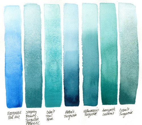 DANIEL SMITH Tubo de pintura de acuarela extrafina, 15 ml, color turquesa