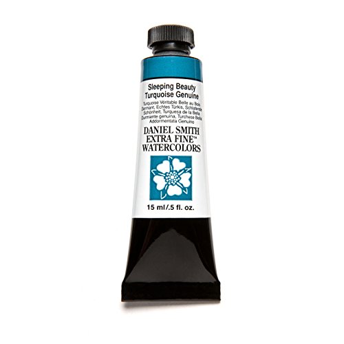 DANIEL SMITH Tubo de pintura de acuarela extrafina, 15 ml, color turquesa