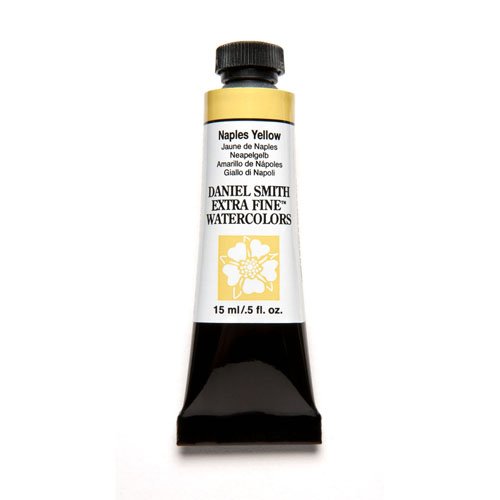 DANIEL SMITH Tubo de pintura de acuarela extrafina de 15 ml, color amarillo