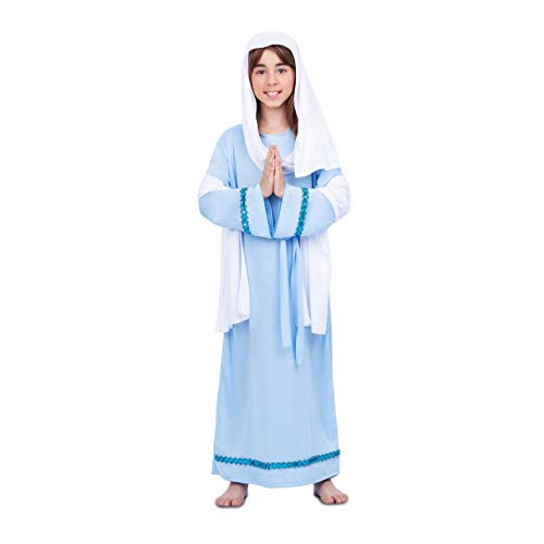 Desconocido Disfraz de Virgen Maria para niño talla 7-9 AÑOS
