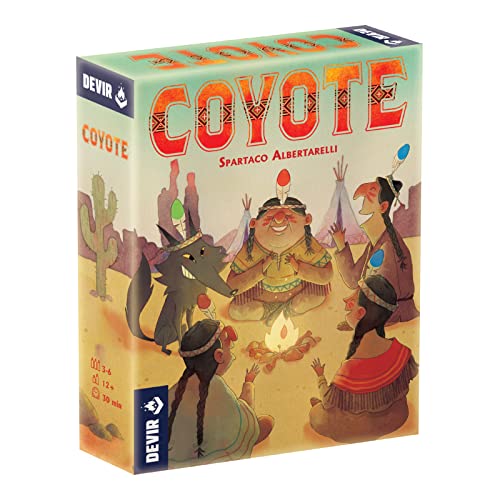Devir- Coyote Juego Familiar de faroleo, Color (BGCOYML)