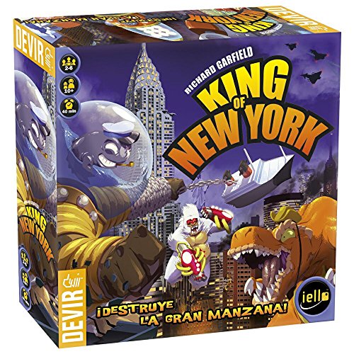 Devir - King of New York Juego De Tablero (Bghkingny) + King of Tokyo Edición En Castellano 2016 (Bghkot)
