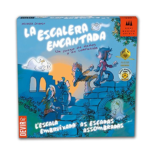 Devir La Escalera Encantada (Bgesca) + Carcassonne Junior Juego De Mesa, Multicolor, 27.5 X 6.5 X 19 Cm (Bgcarjtr)