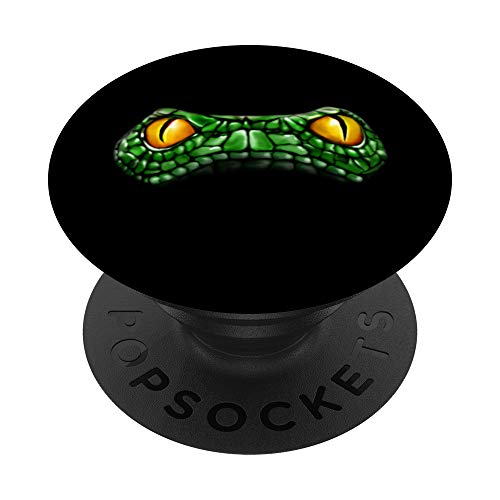 Diseño de ojos de serpiente Reptile Lover Bad Luck Dice Game PopSockets PopGrip: Agarre intercambiable para Teléfonos y Tabletas