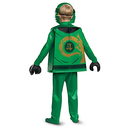 Disguise Disfraz Ninjago Verde Niño Deluxe, Disfraz Superhéroe Niño Disponible en Talla M
