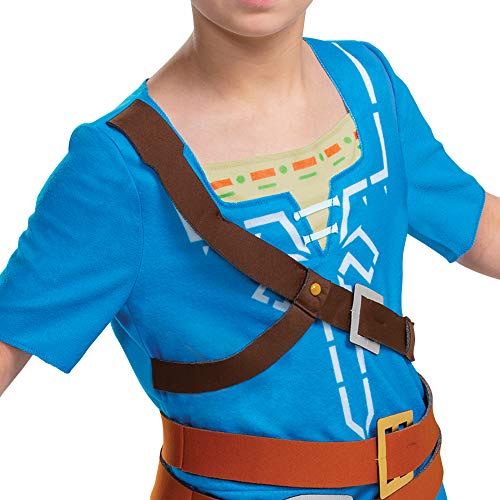 Disguise Disfraz Zelda Niño Link Azul, Disfraz Superhéroe Niño Disponible en Talla L