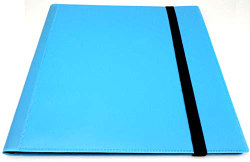 docsmagic.de Pro-Player 12-Pocket Playset Album Light Blue - 480 Card Binder - MTG - PKM - YGO - Álbum para Tarjetas Azul Claro
